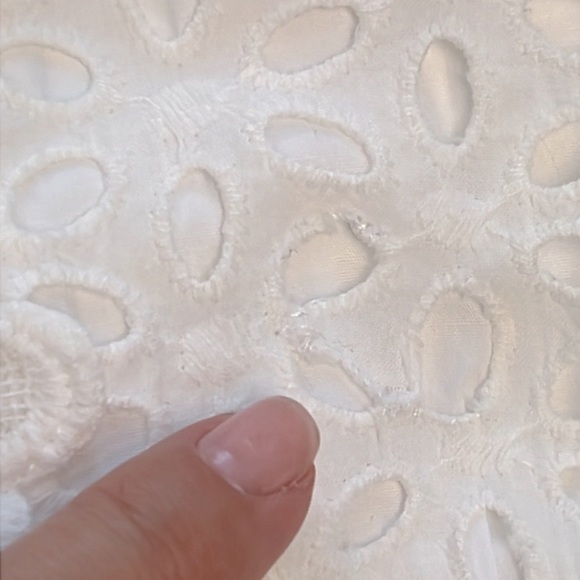 Lilly Pulitzer Melani eyelet Shift Dress 100% Cotton fully lined white Size 10 - Picture 15 of 15